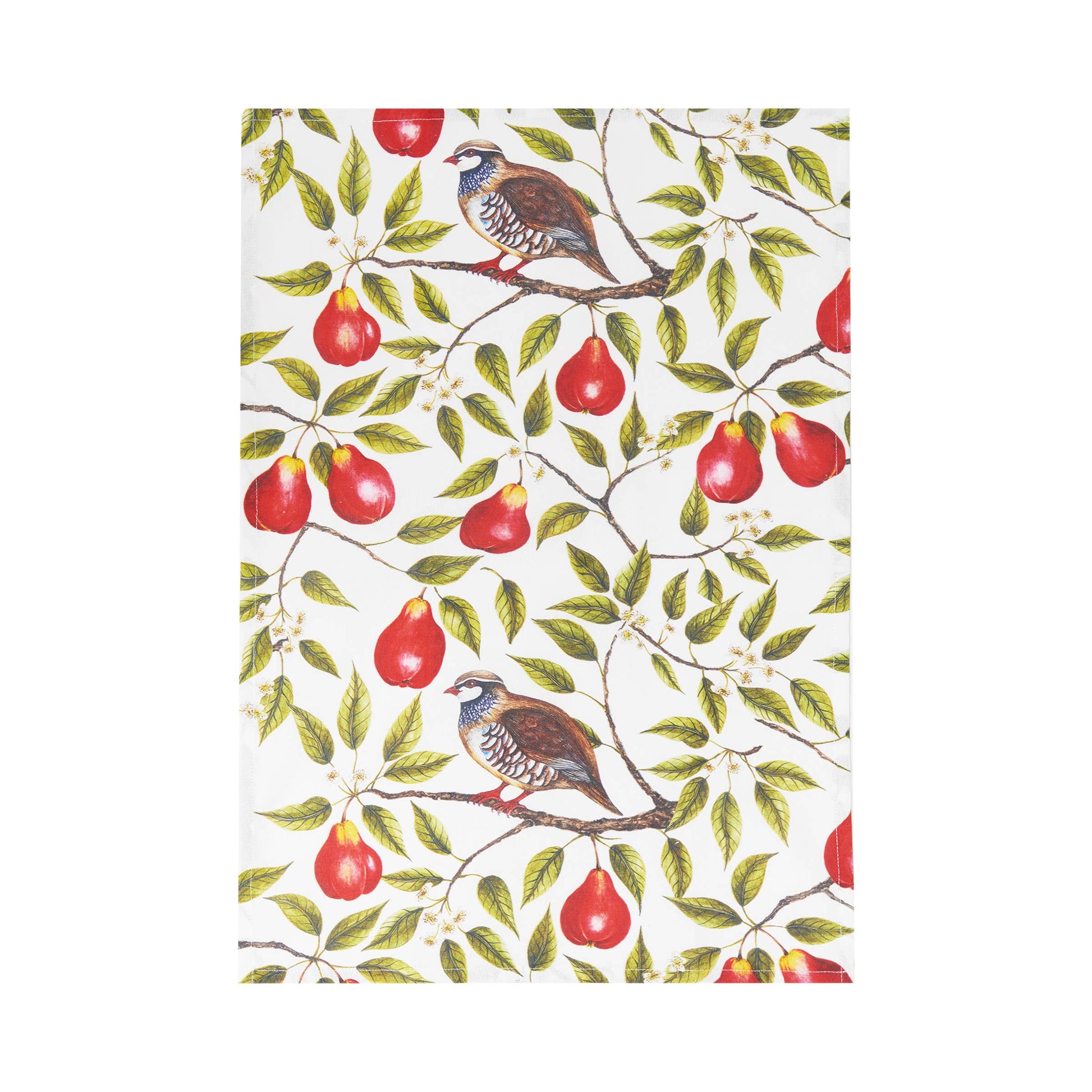 Christmas Partridge In A Pear Tree Kitchen Towel