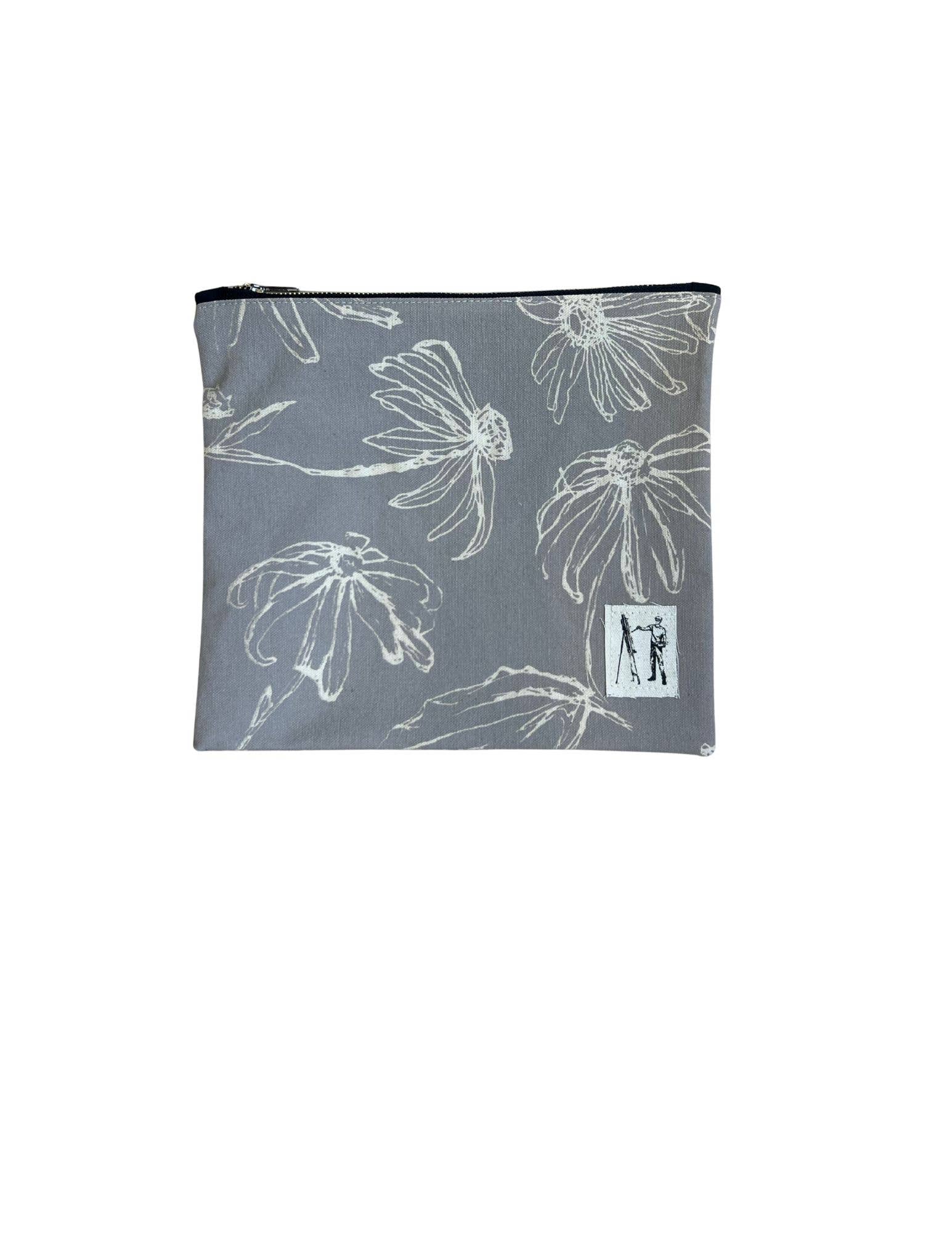 Driftwood Grey Zippered Pouch