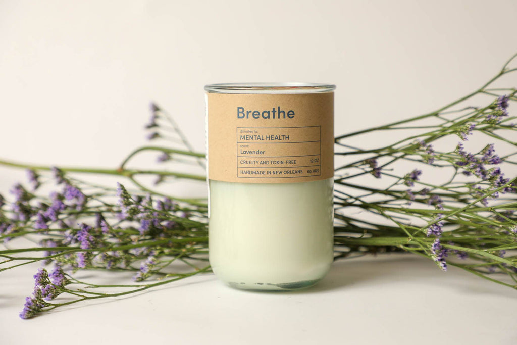 BREATHE – Lavender Mental Health Candle | 12 oz.