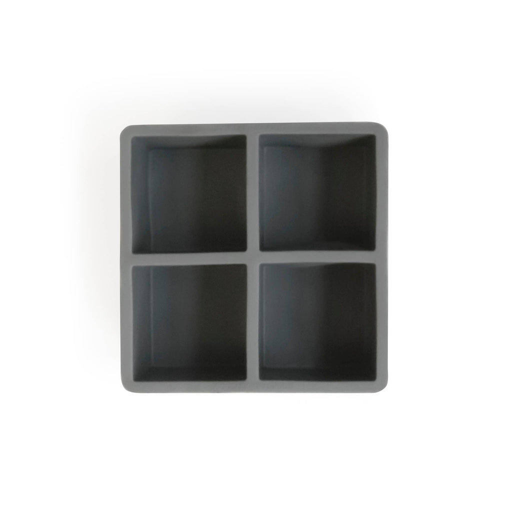 2.5” Square Ice Cube Tray — Gray | Makes 4 Cubes