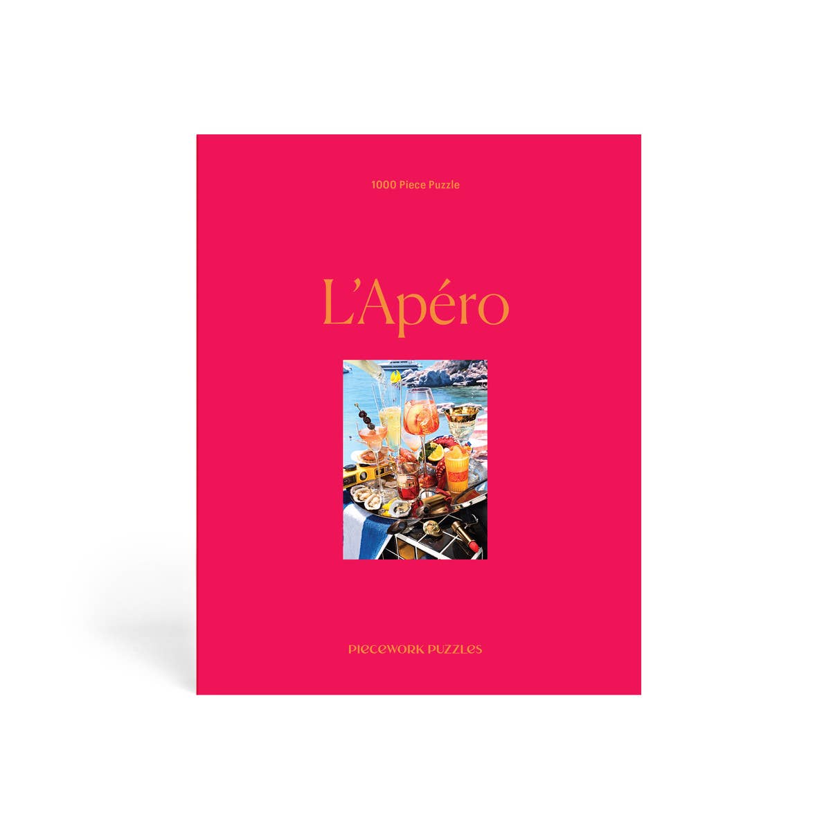 L’Apéro 1000 Piece Puzzle | French Riviera Summer Scene | 19.25” x 26.6”