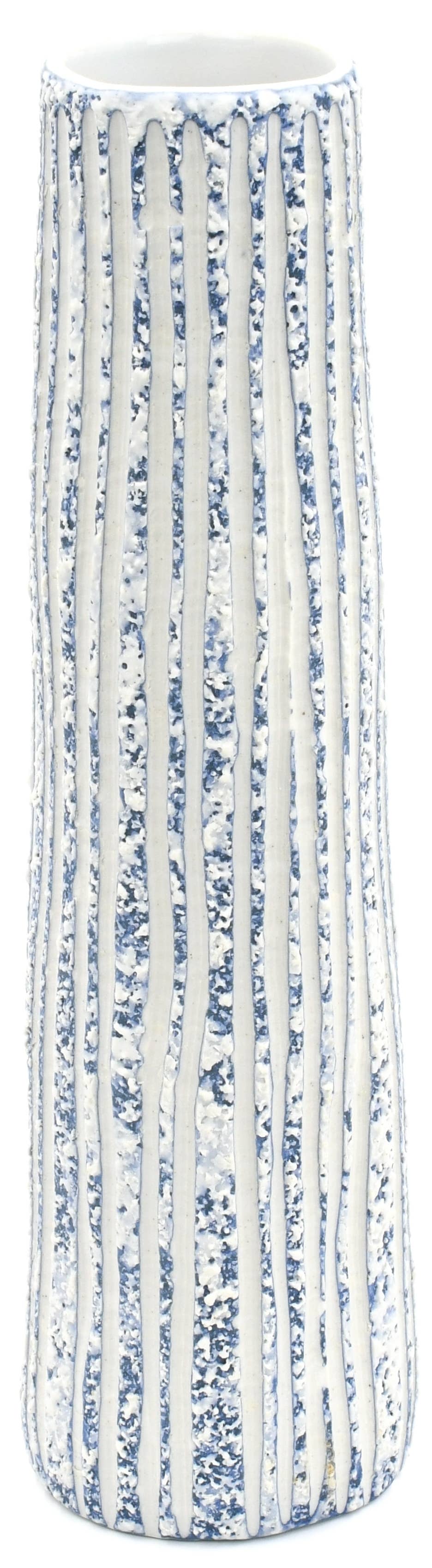 KOZA M - W16BLUE Handcrafted Porcelain Bud Vase