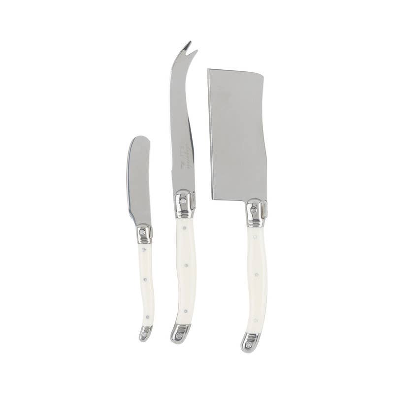 Laguiole Cheese Knife Set – Set of 3 | Faux Ivory