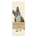 Boston Terrier Tea Towel