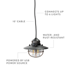 Edison Pendant Light: Antique Bronze