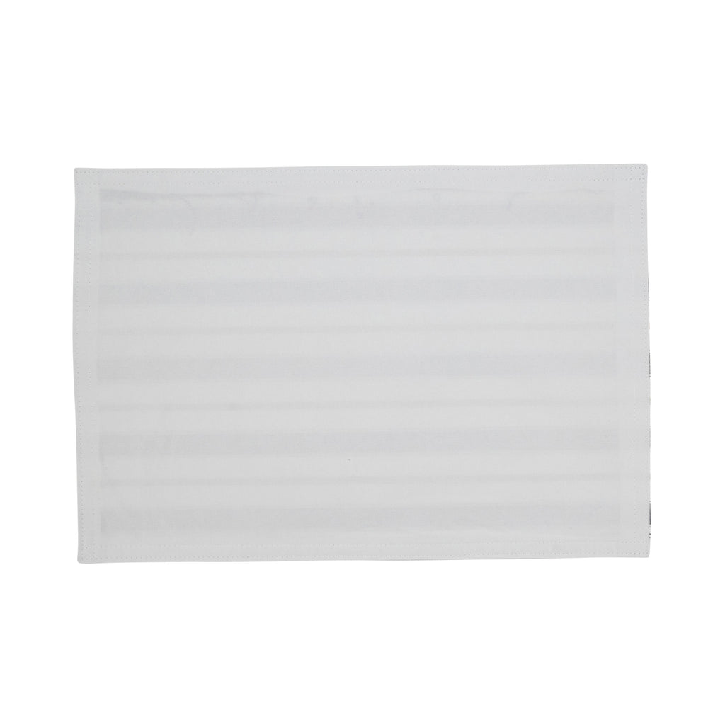 Modern Striped Placemat — Blue | 13" x 19"