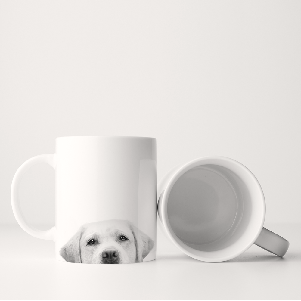 Peeking Lab 7 (Yellow) Mug