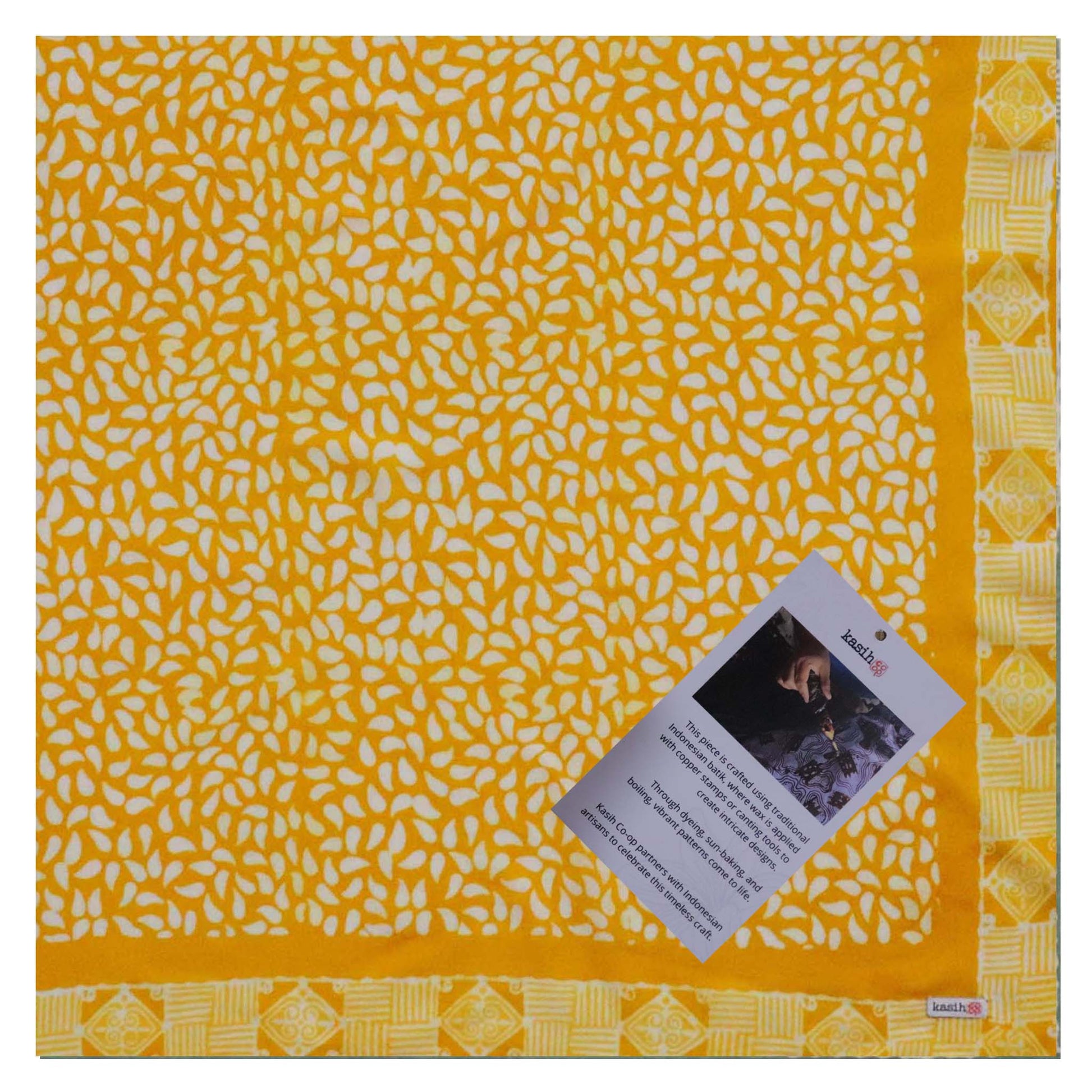 Batik Bandana – Sunrise Mist | Yellow