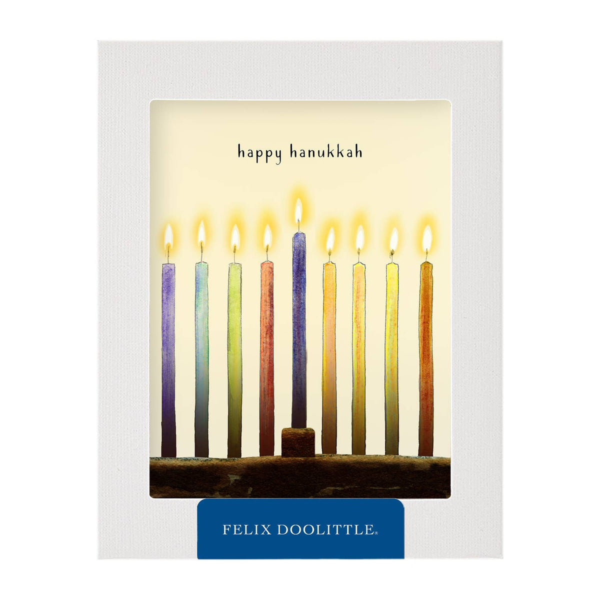 Hanukkah Candles - Boxed Hanukkah Cards