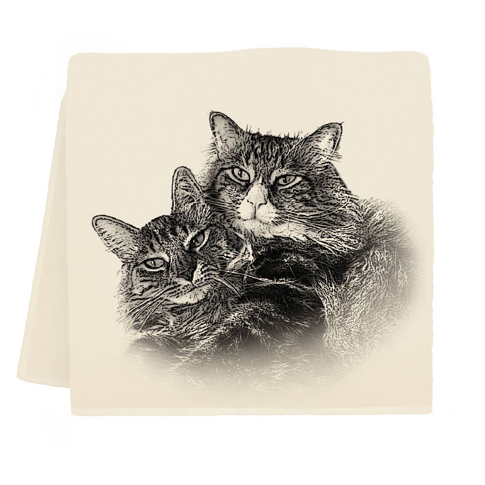 Cuddle Cats Tea Towel