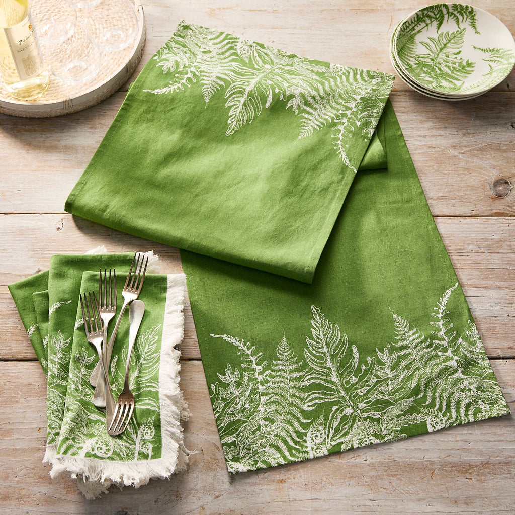 Spring Verde Table Runner: 16" x 108"
