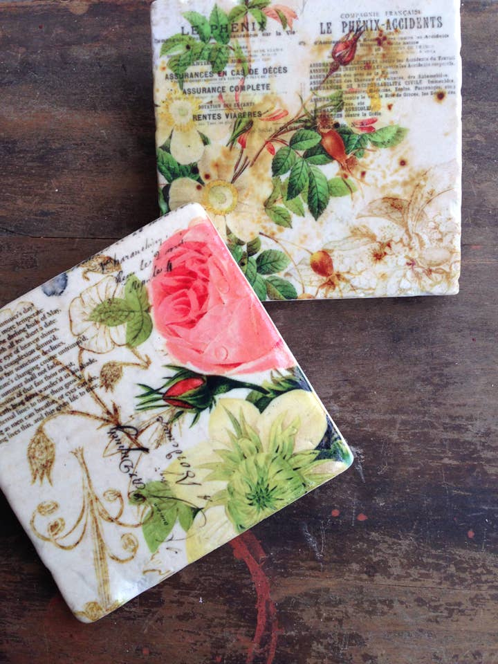 Grace’s Garden Stone Coaster | Single