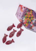 BonBon NYC - Sour Blackberry Fish - Swedish Candy 5.2oz (150g)