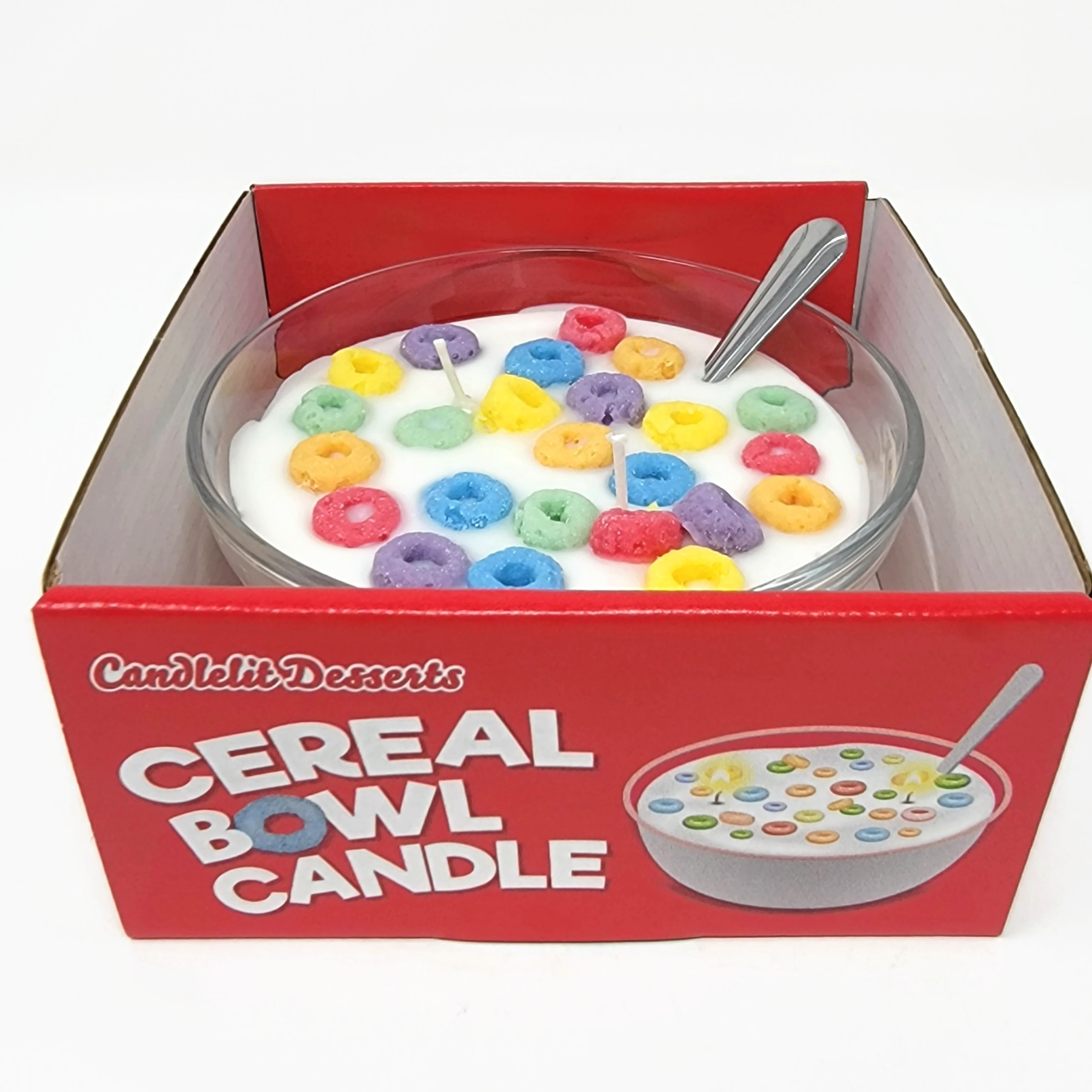 Fruit Loop Scented Cereal Bowl Candle