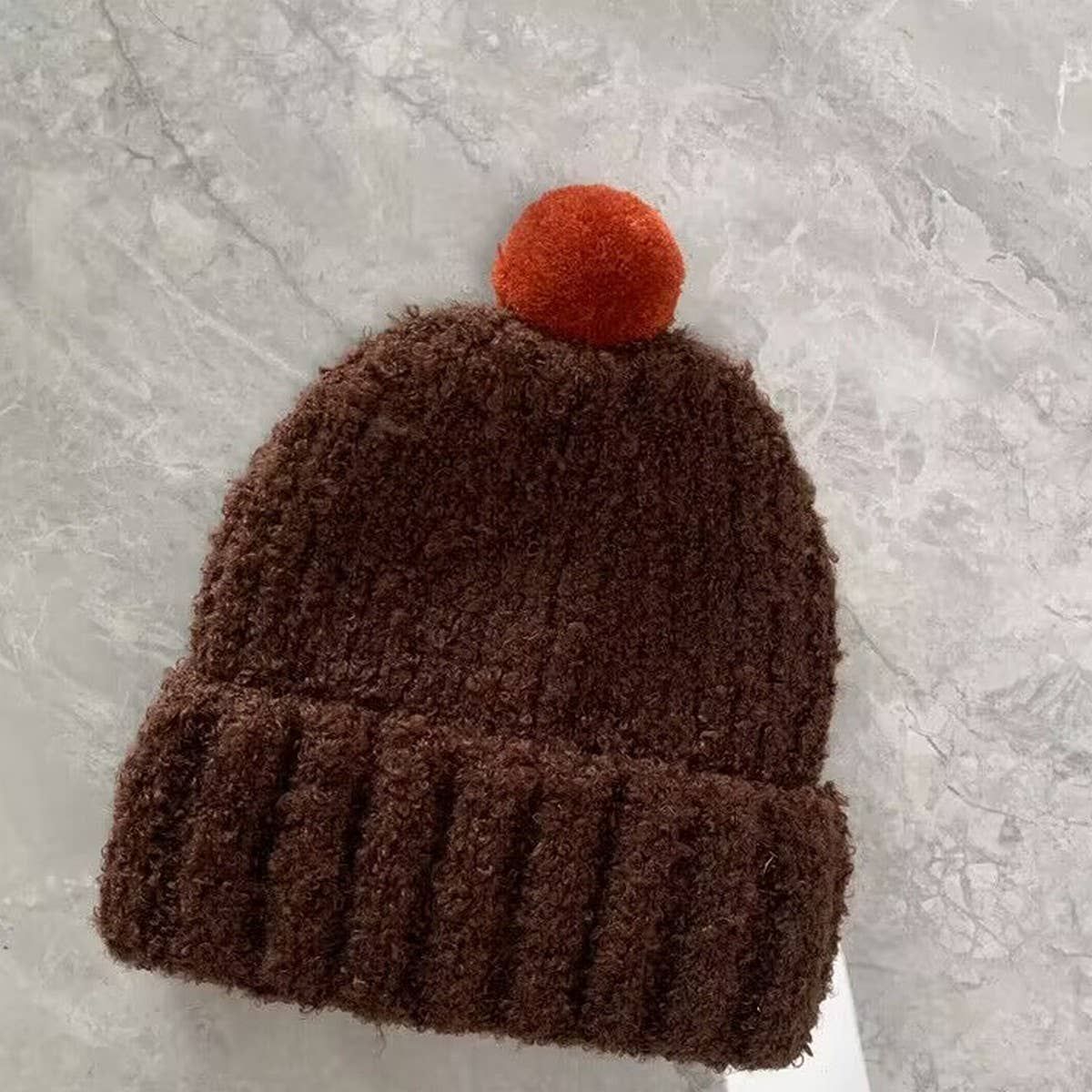 TEALBLUE CHILDREN'S COLORFUL BALL SOFT KNITTED HAT_(OS) 1
