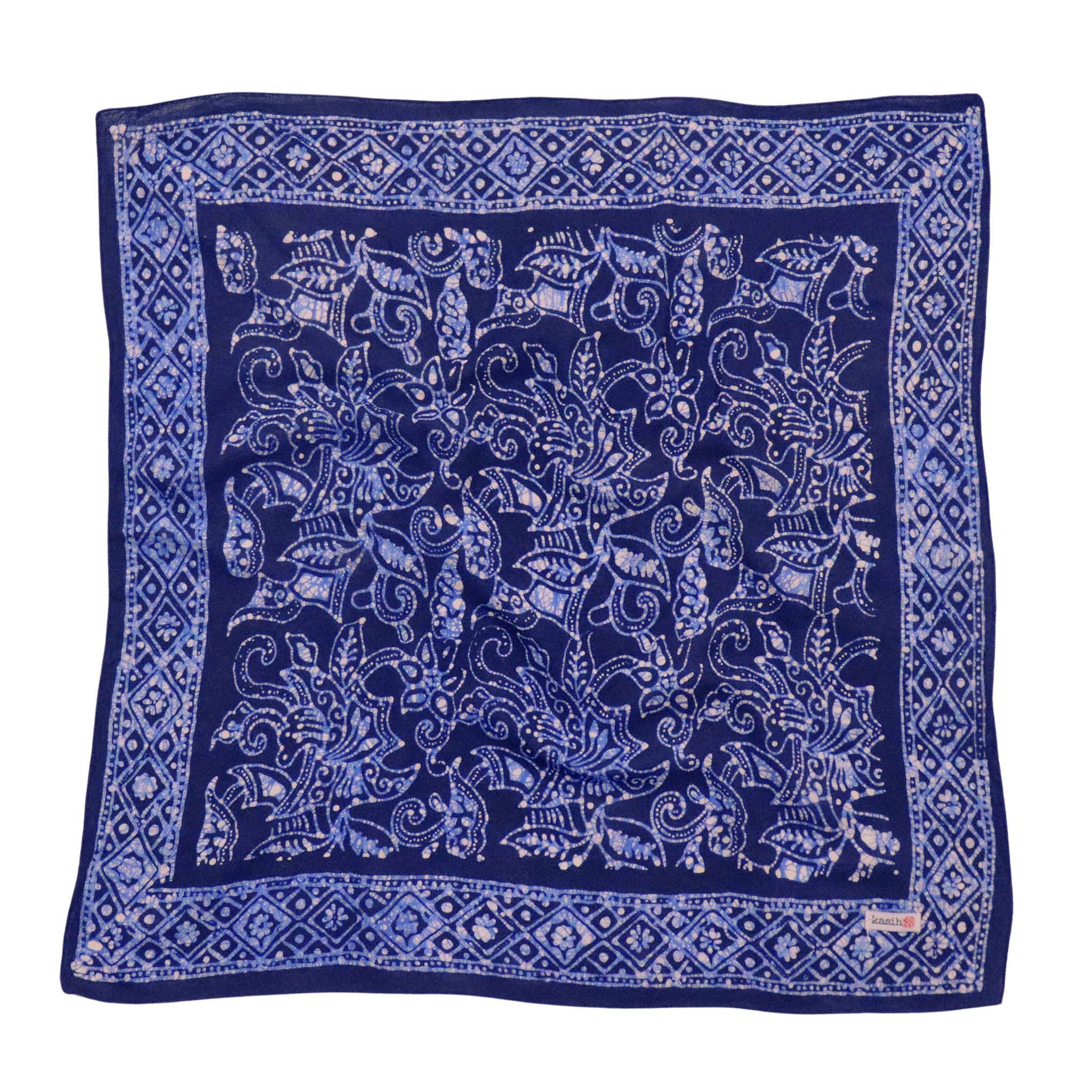 Batik Bandana- Navy Blue
