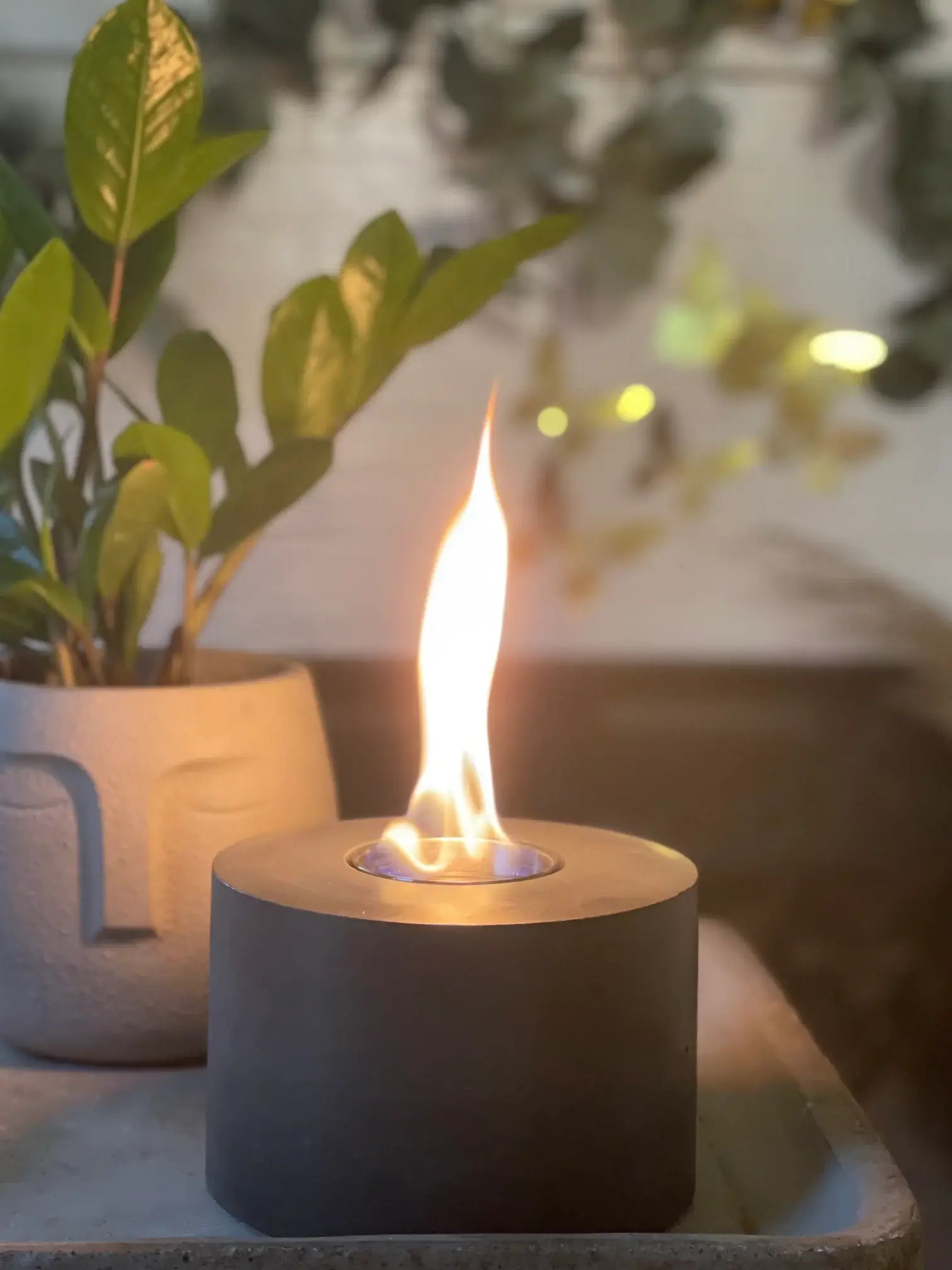 Concrete Table Top Fire Bowl