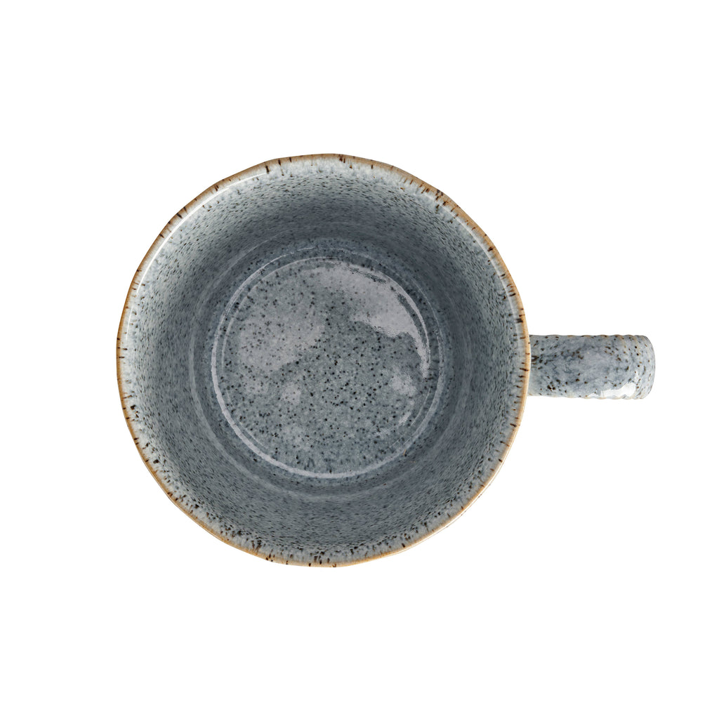 Grey Accent Coffee Mug – Stoneware