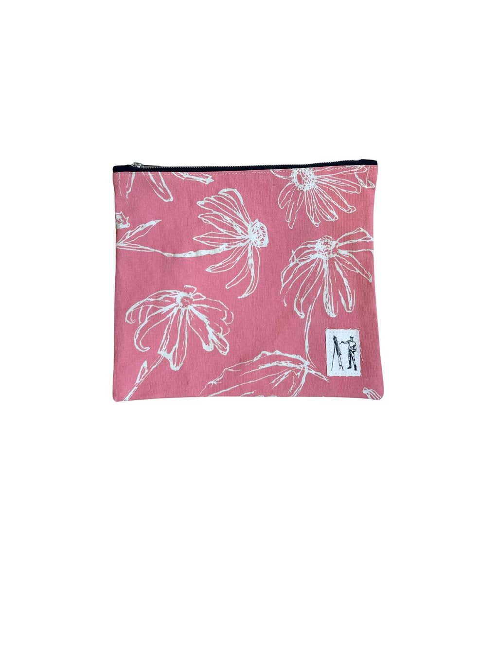Driftwood Zippered Pouch -  Pink
