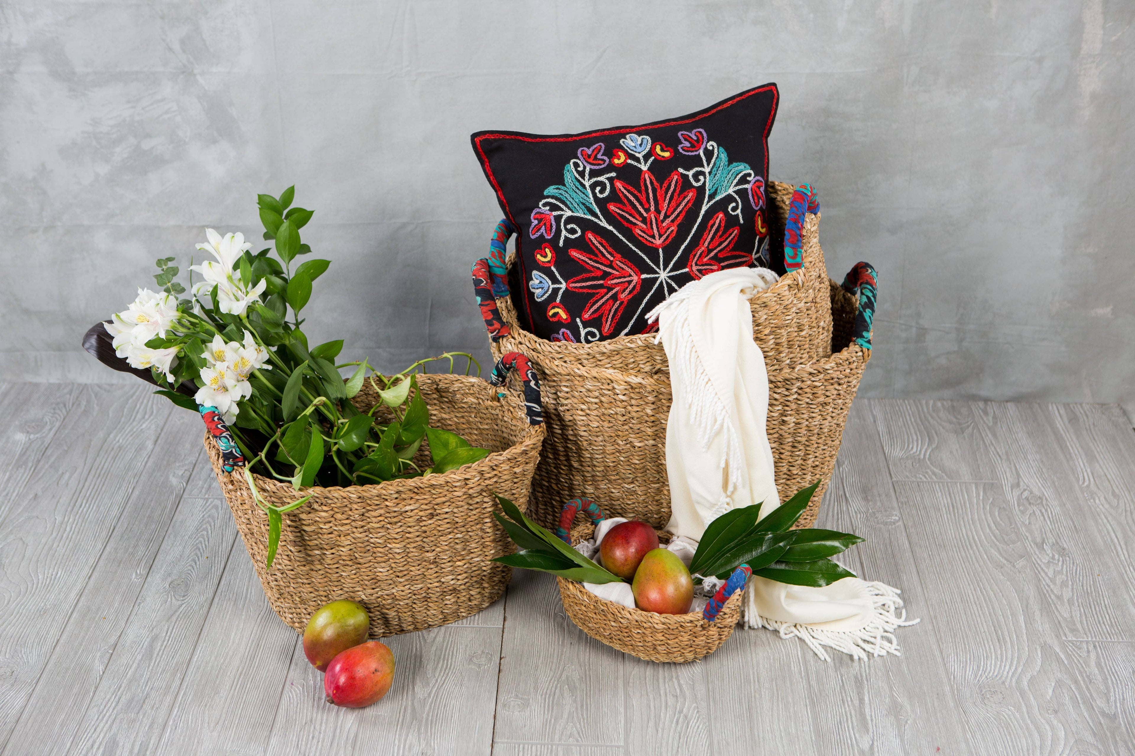 Harvest Floor Storage Basket - Large