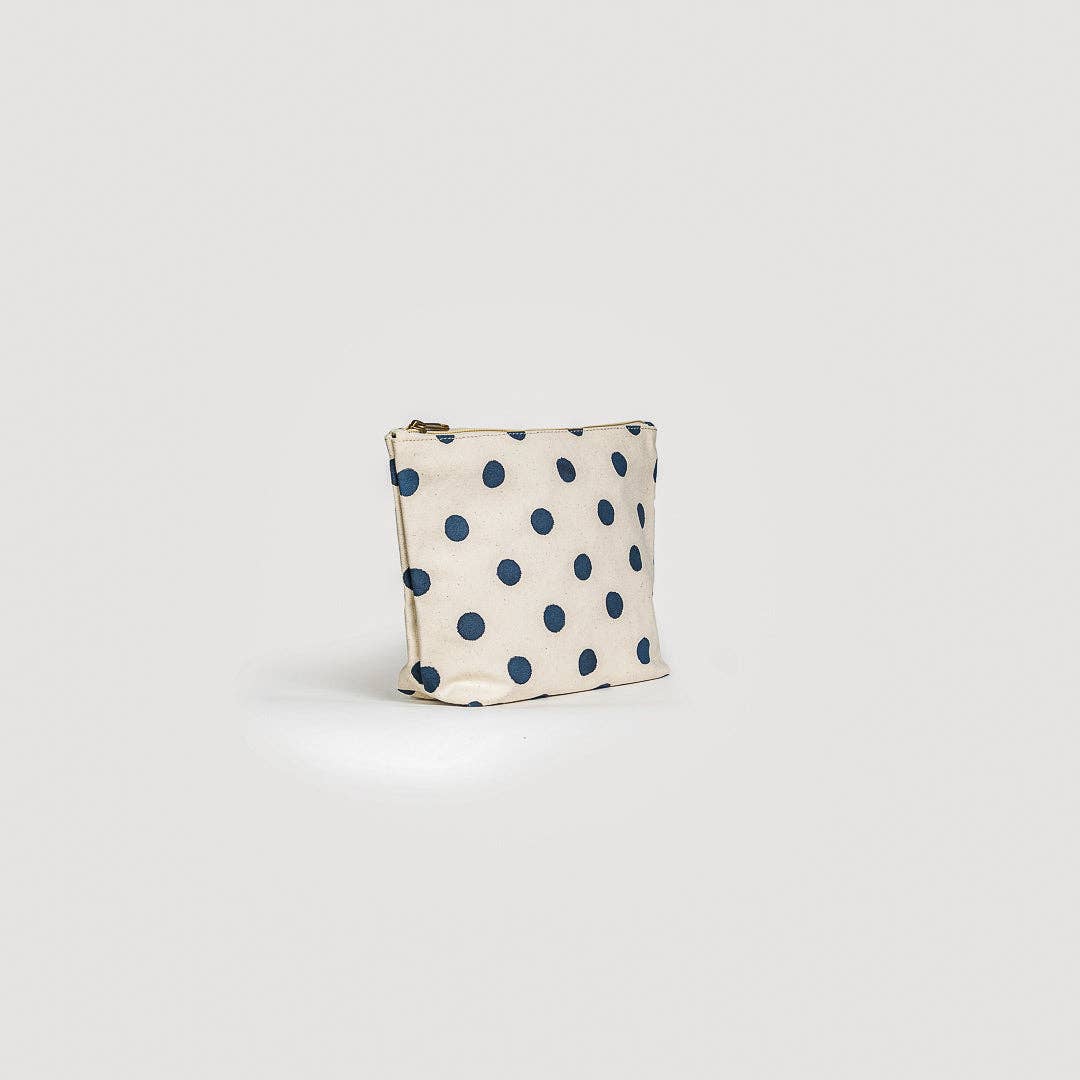 Indigo Dot Large Waterproof Pouch