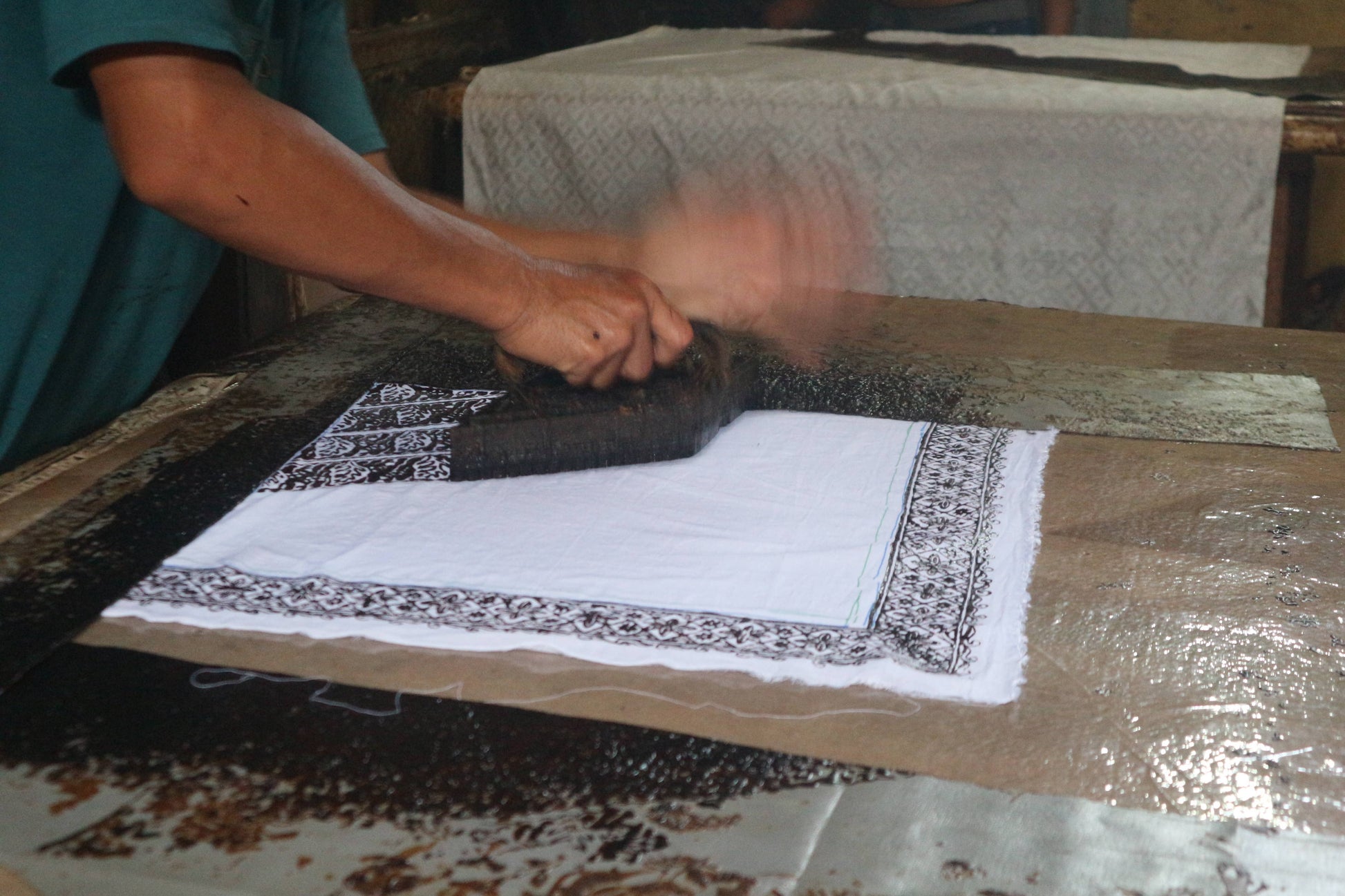 Batik Bandana-Leaf Lovers, Green