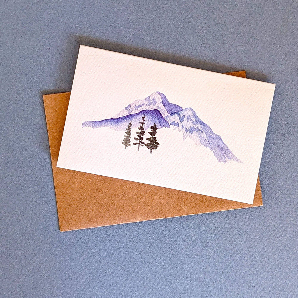 Mountain Landscape Mini Greeting Cards: 6 Card Bundle