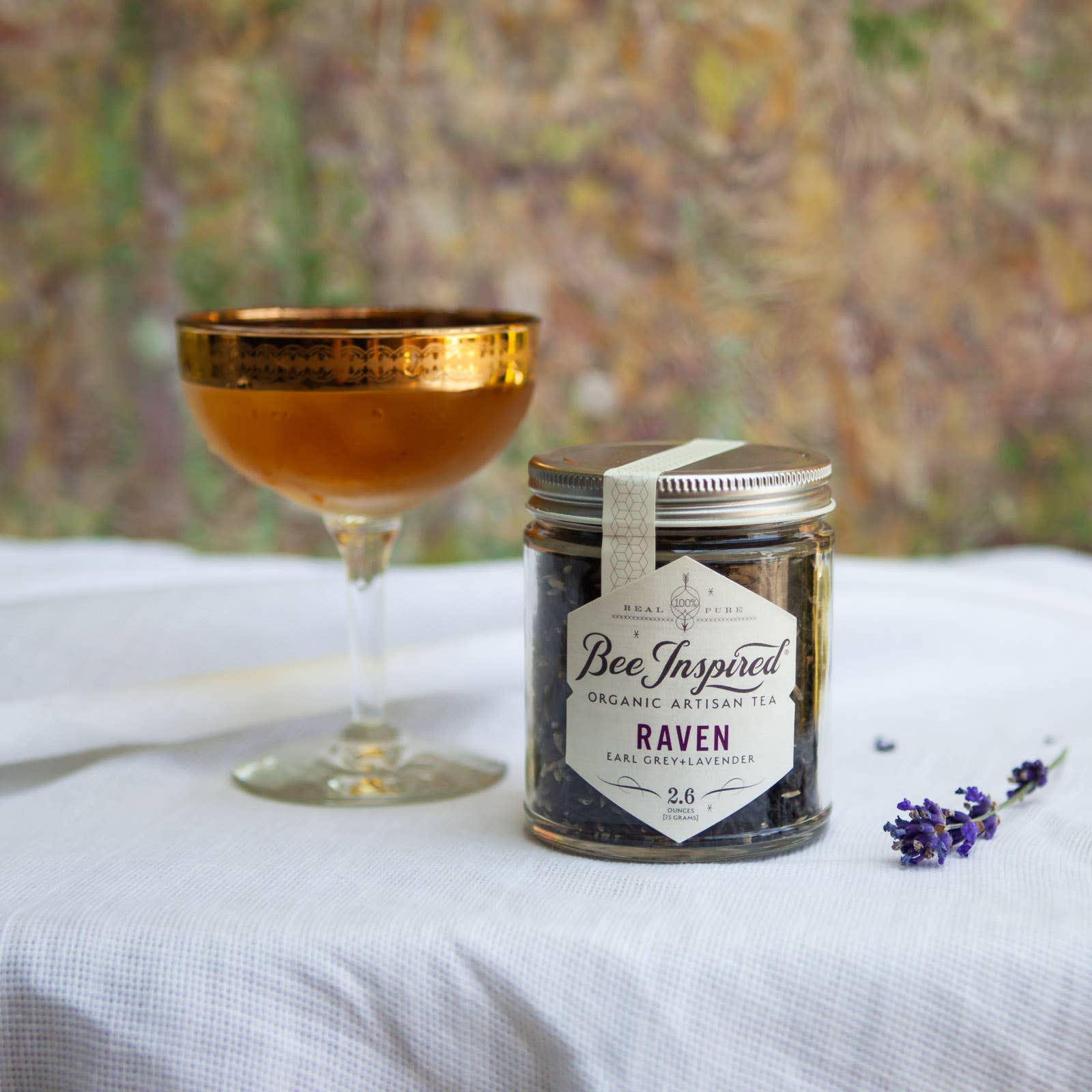 Raven Tea | Energizing Earl Grey + Lavender Tea Bee Inspired