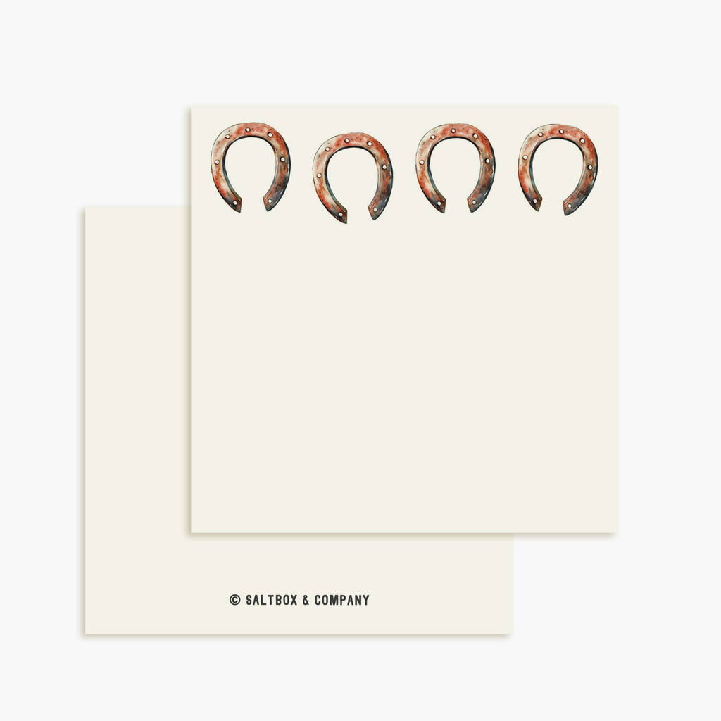 Horseshoes Mini Notes | Set of 50