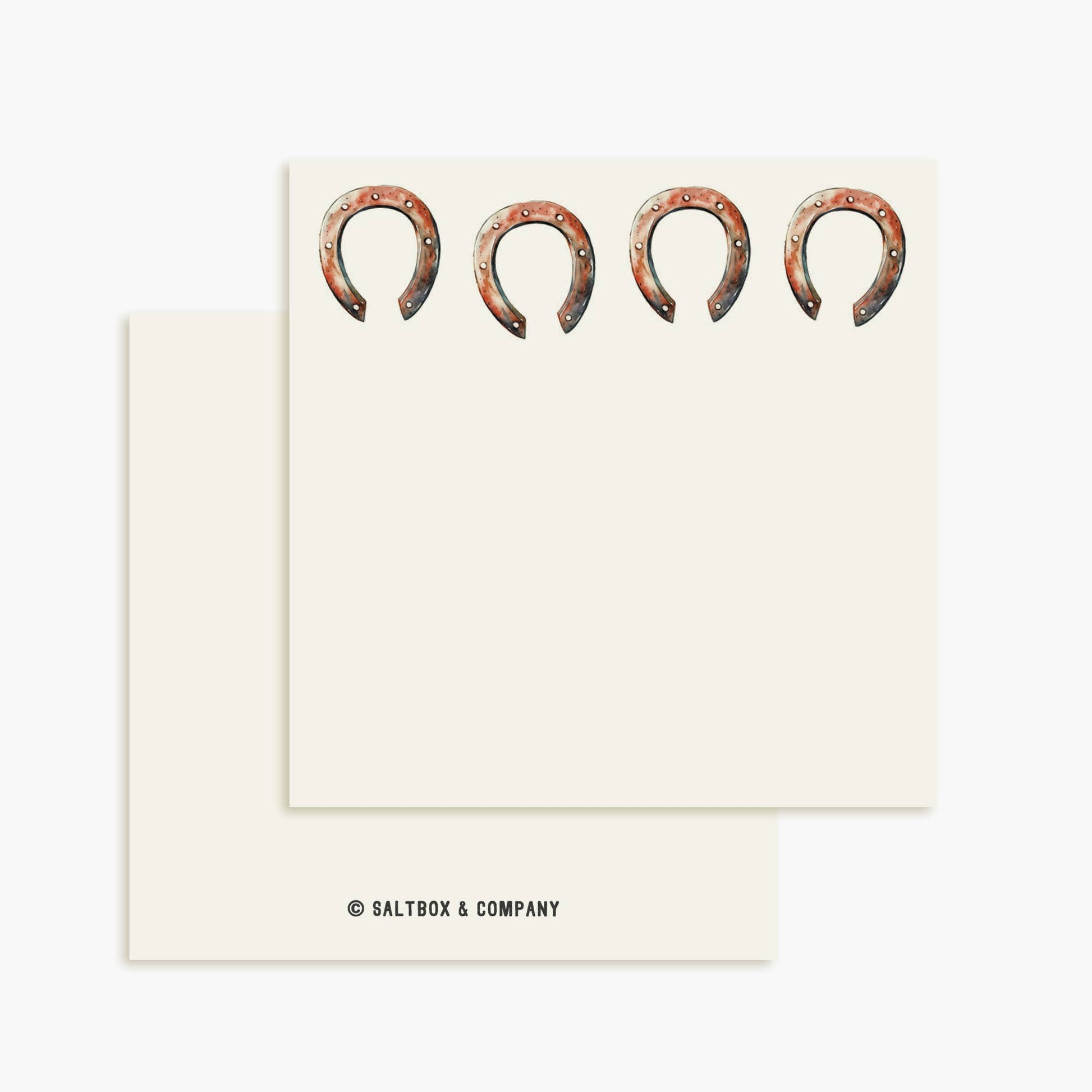 Horseshoes Mini Notes | Set of 50