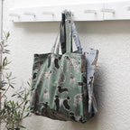 Tote bag Woof Aqua Storm