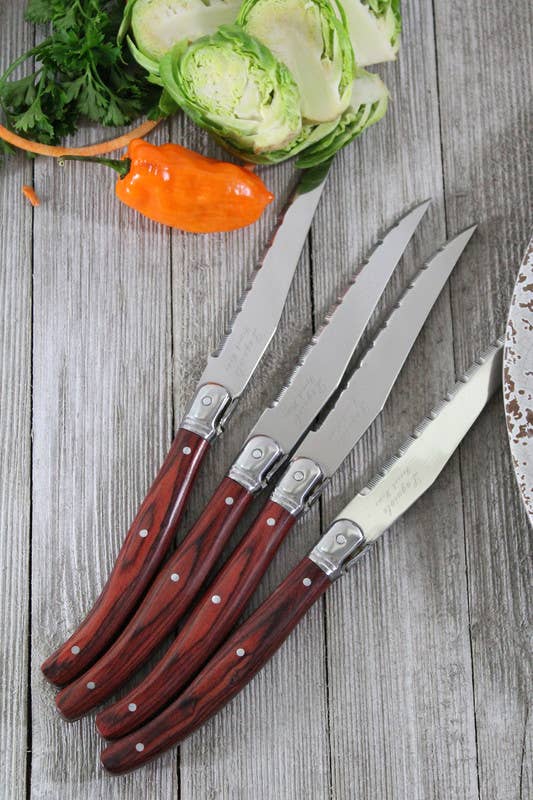 Laguiole Steak Knives – Set of 4 | Pakkawood
