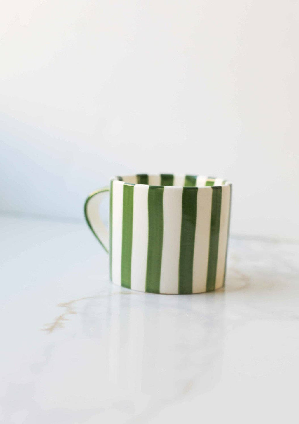 Brown Simple Striped Mug