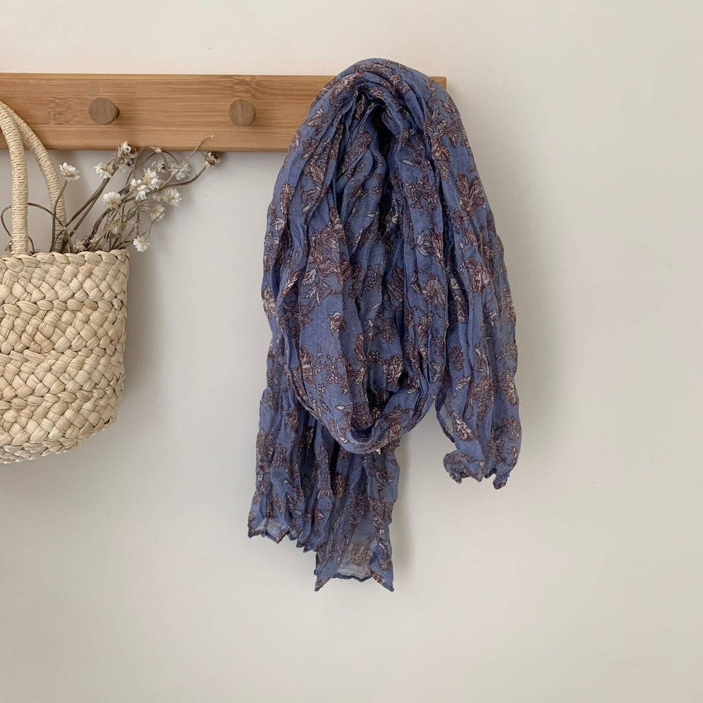 Vintage Pleated: 02Blue / 80-180cm