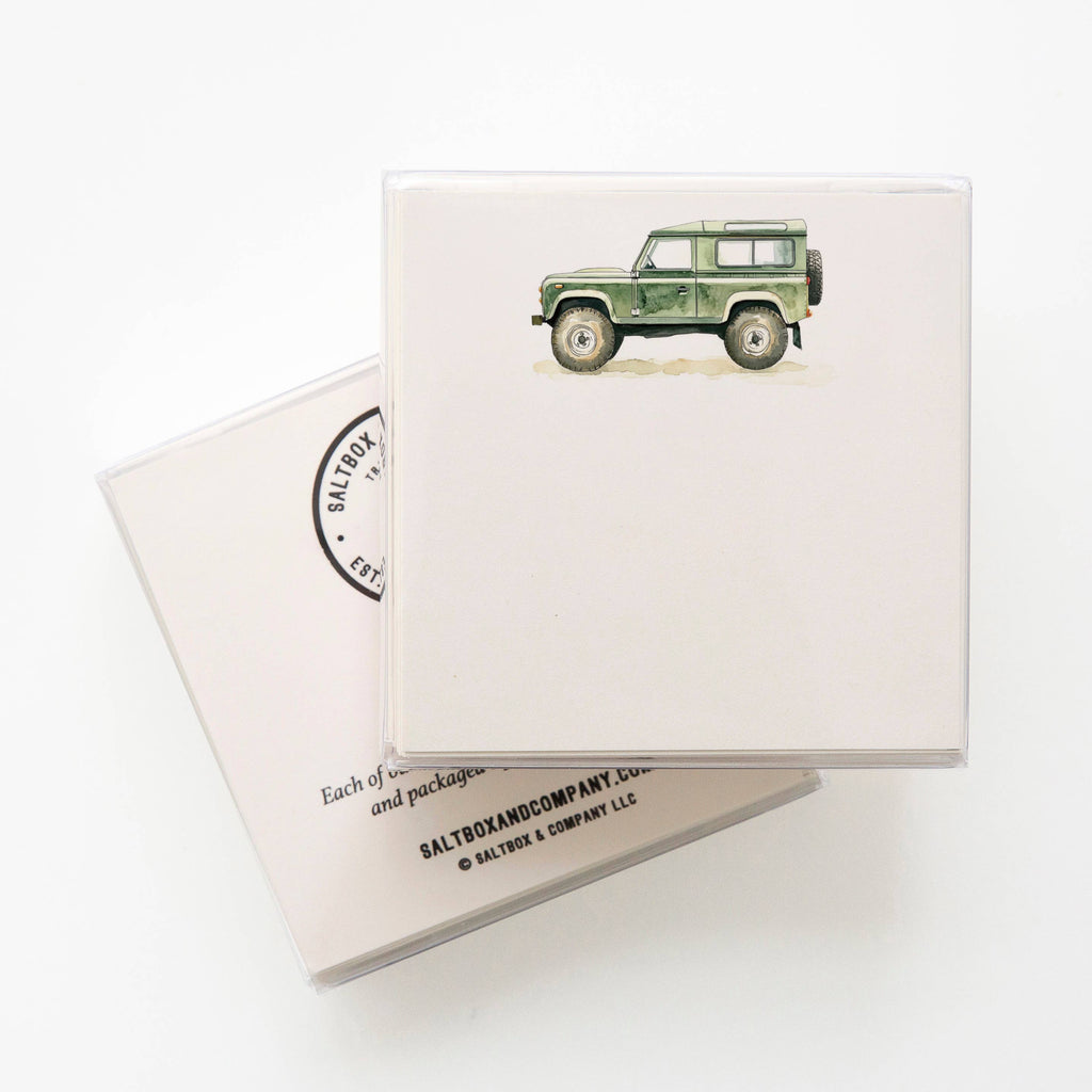Green Rover Mini Notes | Set of 50