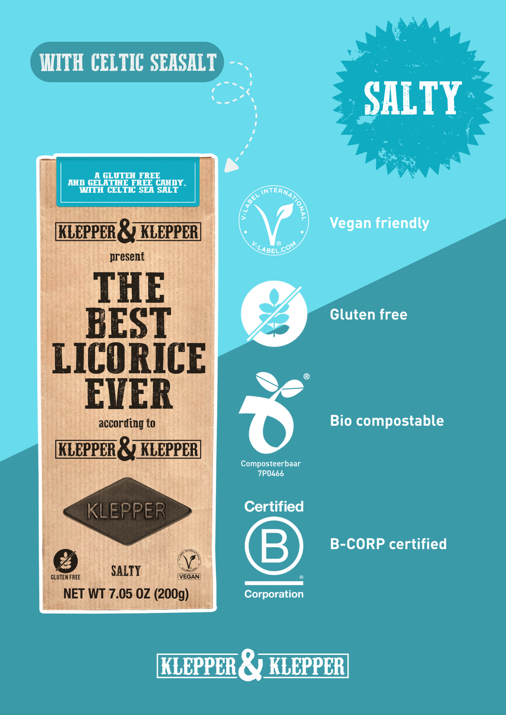 Salty Licorice — Soft Vegan Premium | 200g