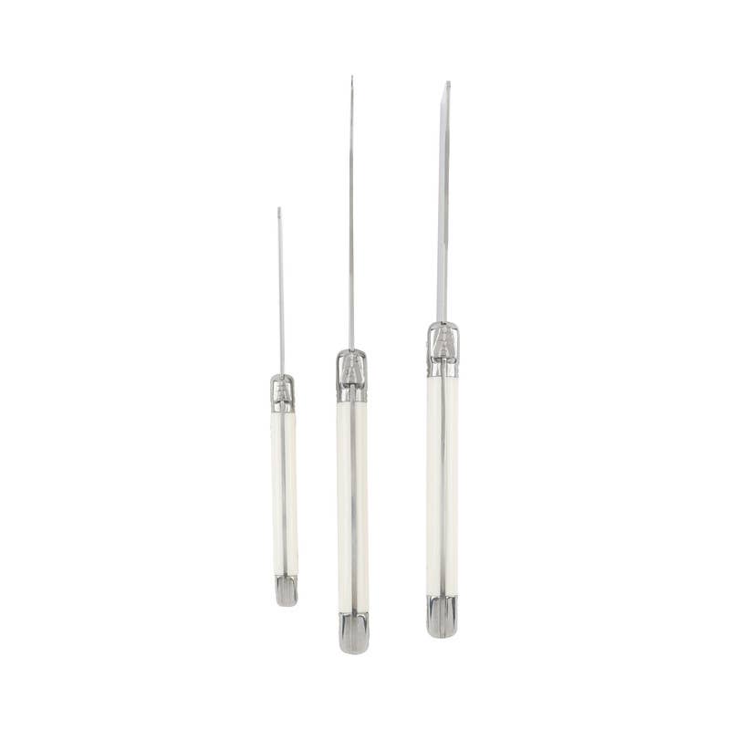 Laguiole Set of 3 Cheese Knives - Faux Ivory