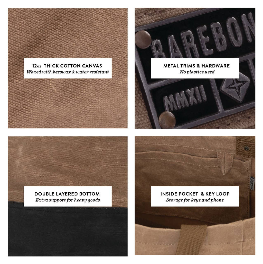 Neelum Market Tote Bag - Waxed Canvas Bag