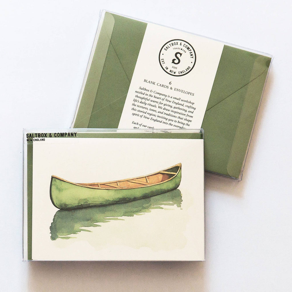 Emerald Canoe Note Cards | Set of 6