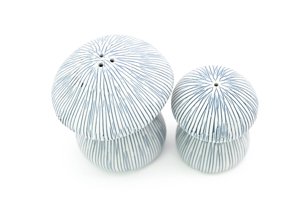 Mushroom Salt and Pepper Shaker Set-WD27 – Handcrafted Porcelain