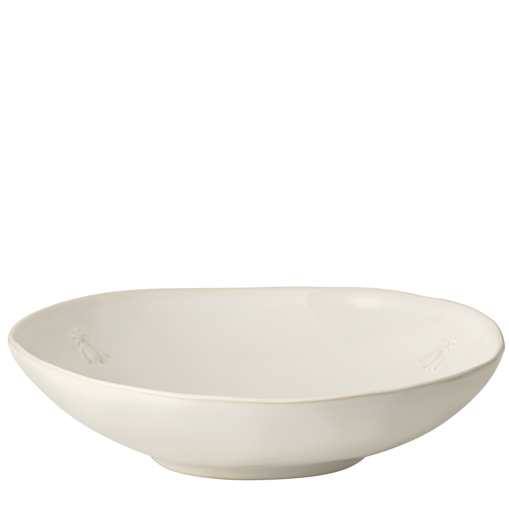Bee Ceramic Pasta Plate: Bleu