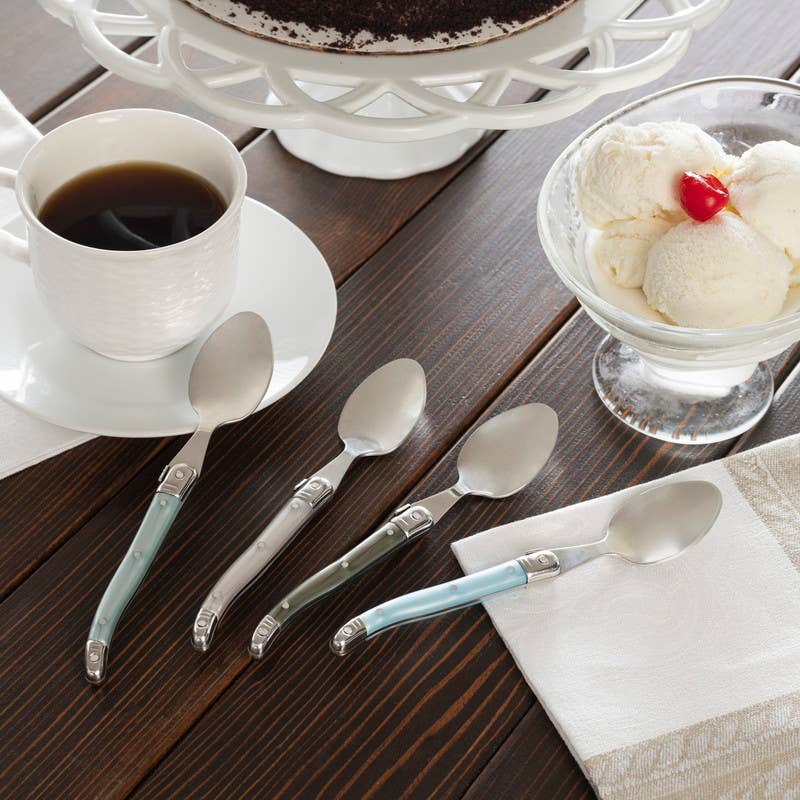 Laguiole Coffee Spoons – Set of 4 | Mother of Pearl