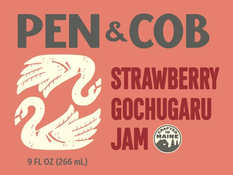 Strawberry Gochugaru Jam — Small Batch, Field-Ripened | 4.4 fl oz