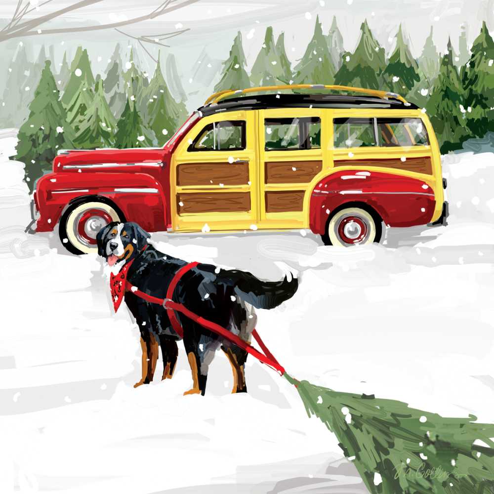 Noah's Woody Wagon Cocktail Napkins | Pack of 20