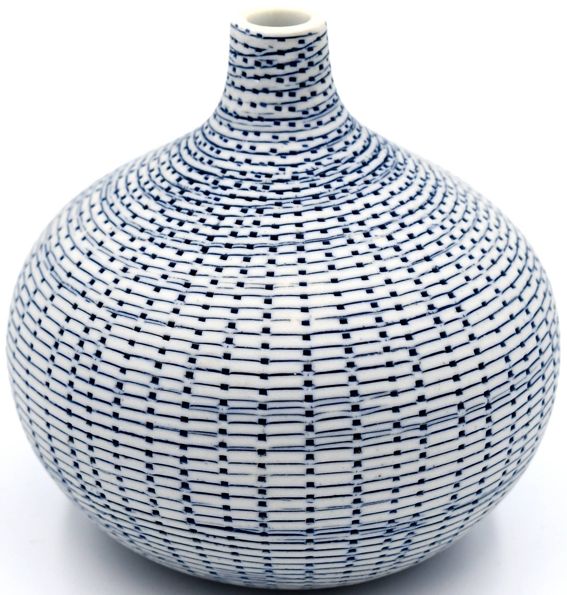 Blue Congo Tiny L- Bud Vase
