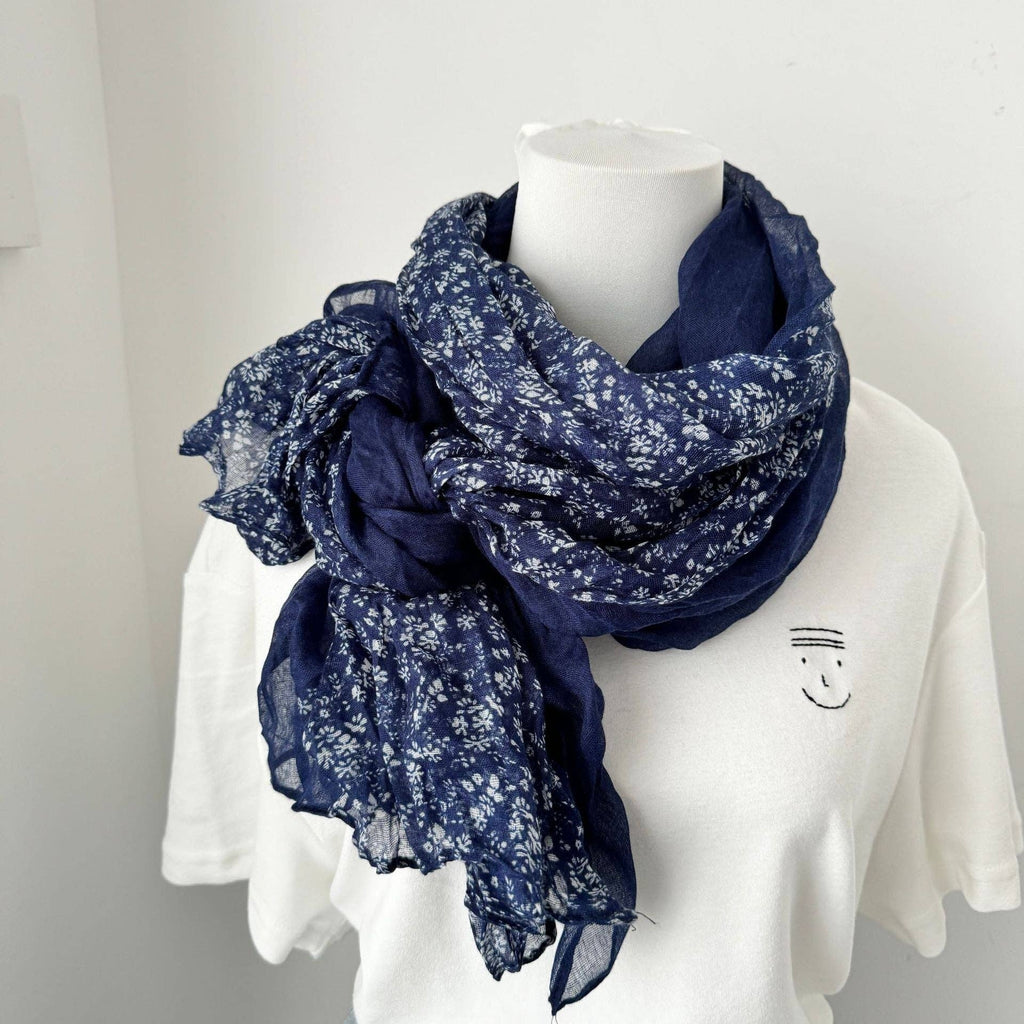 Vintage Pleated: 02Blue / 80-180cm