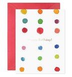 Birthday Dots Greeting Card: 4.25 X 5.5 INCHES
