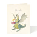 Fire Breather - Dragon Birthday Greeting Cards