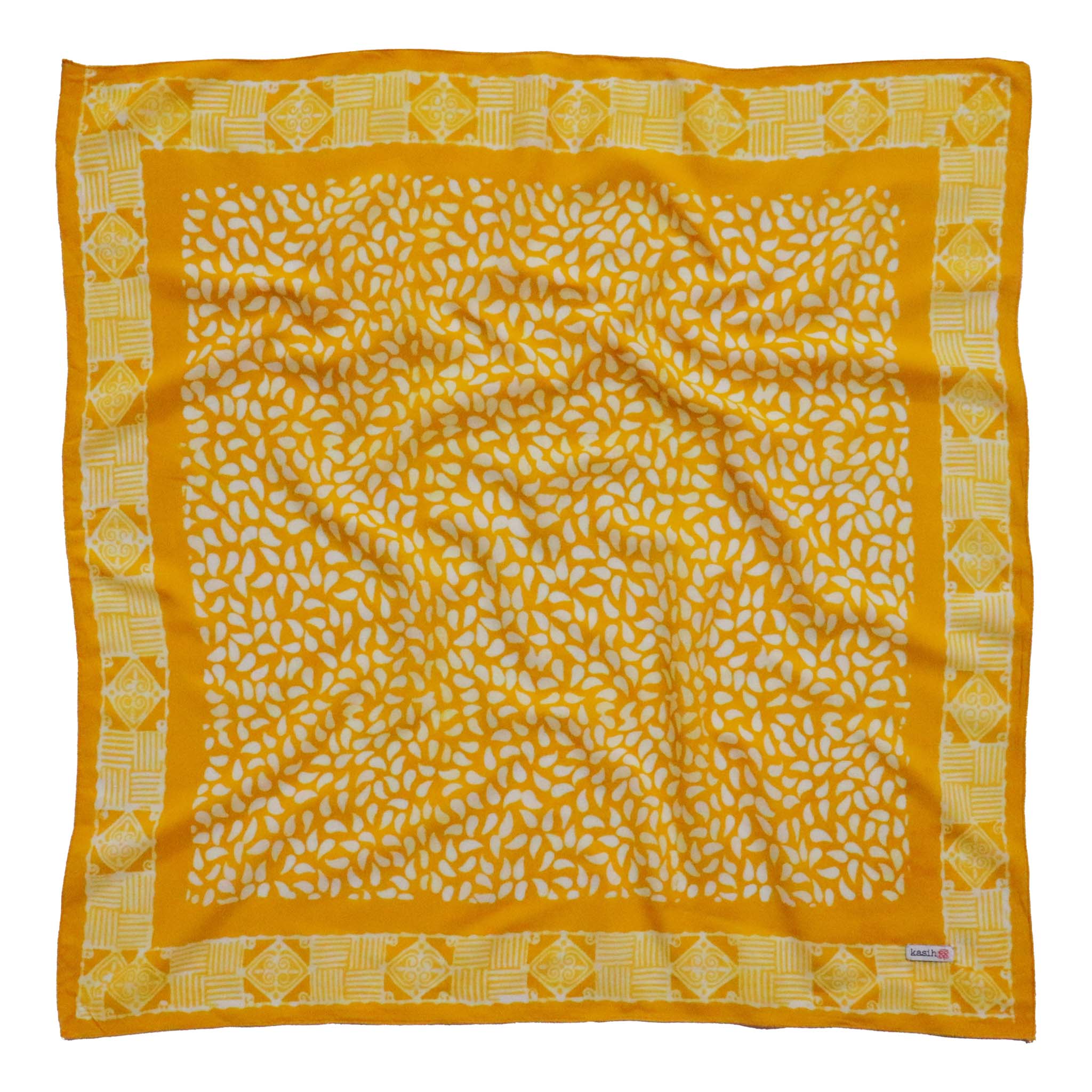 Batik Bandana- Sunrise Mist, Yellow