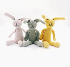 Organic Baby Rattle: Light Turquoise